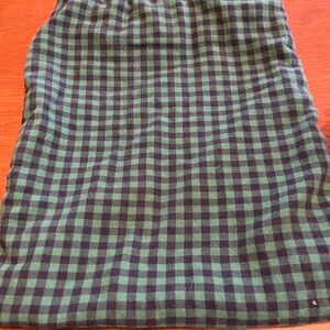 Green and Black Gingham Car garbage bag  - Neutral Brand
